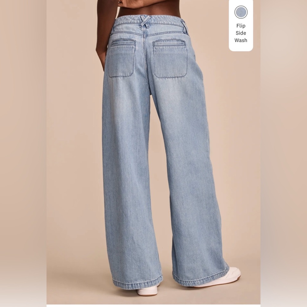 Lucky Brand Light Blue Wide Leg Jeans - Picture 2 of 9